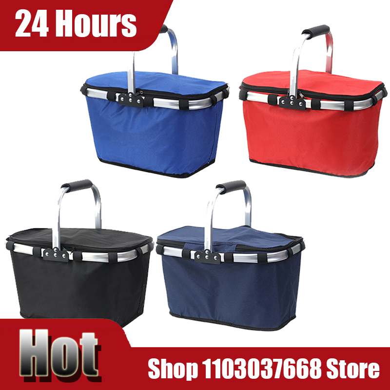 Food Storage Bag - Picnic Basket Outdoor Ice Pack Foldable