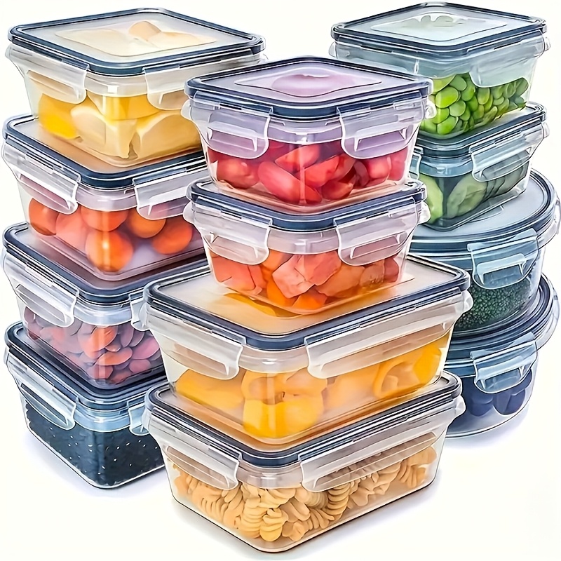 Food Storage Oven Safe - 8Pcs Set Includes 4 Containers and
