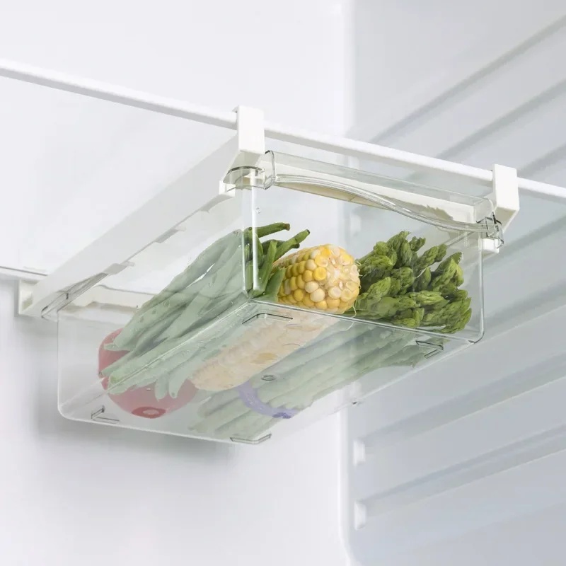 Hanging Pull Out Fridge Drawer - огляд і ціна Food Storage With Dividers