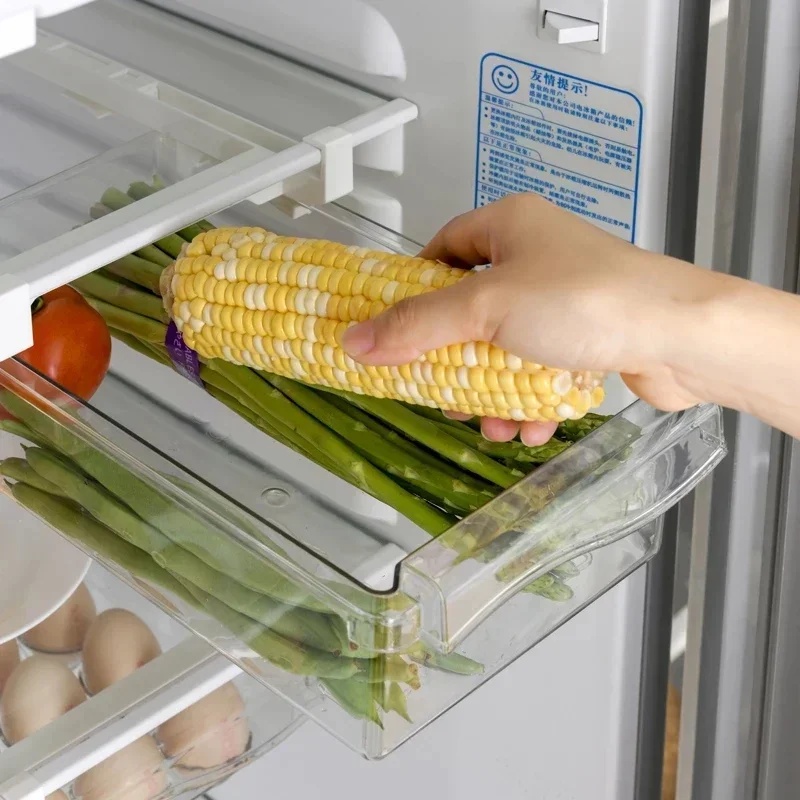 Hanging Pull Out Fridge Drawer - огляд і ціна Food Storage With Dividers