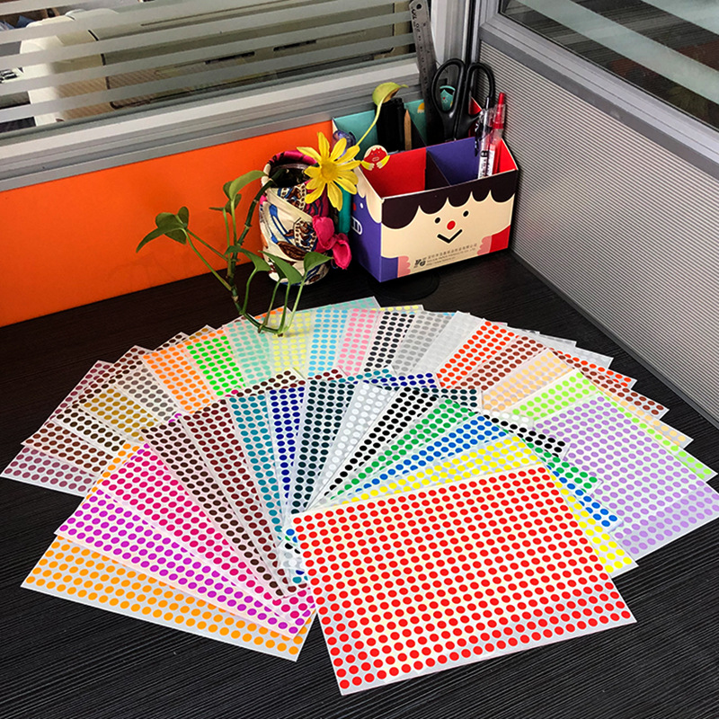 16 Color Label Dot Stickers Se - огляд і ціна Food Storage Labels