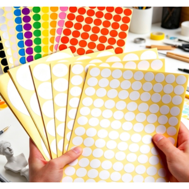 16 Color Label Dot Stickers Se - огляд і ціна Food Storage Labels