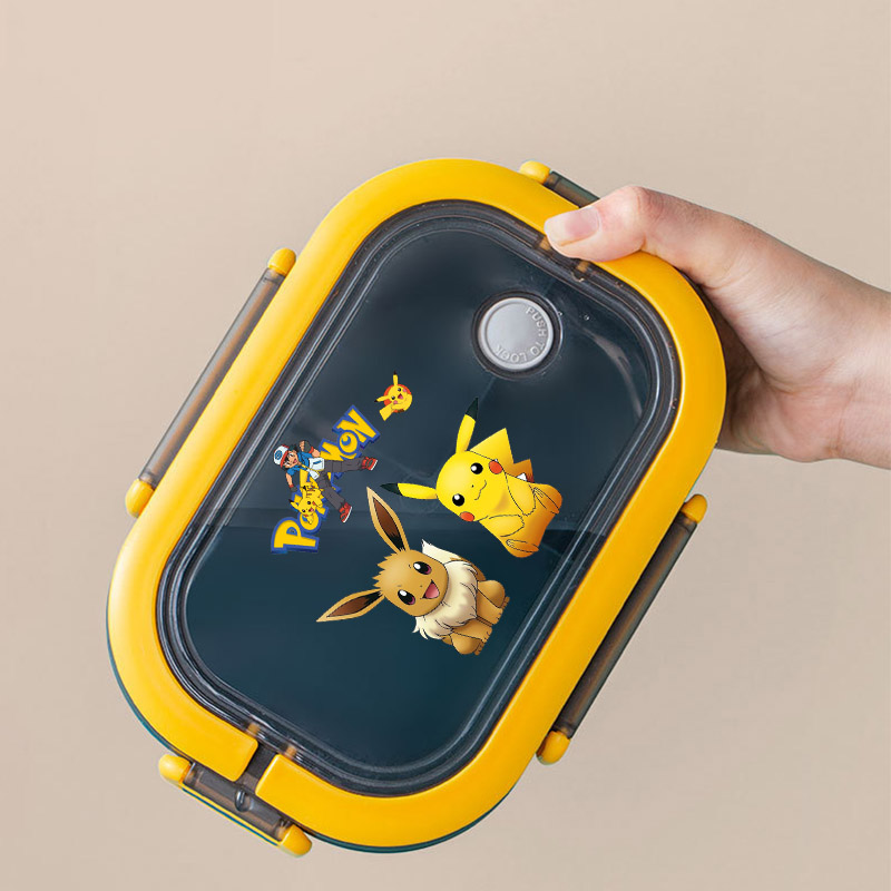 Anime Cartoon Lunch Box Pok É  - огляд і ціна Food Storage With Dividers