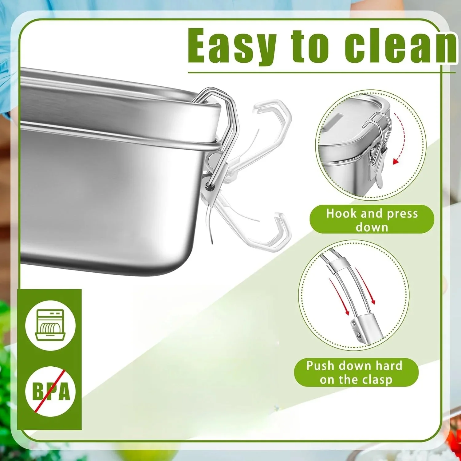 Stainless Steel Lunch Box for  - огляд і ціна Food Storage Oven Safe