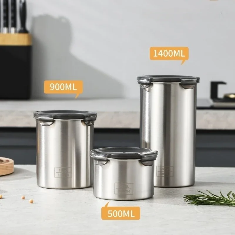 304 Stainless Airtight Contain - огляд і ціна Food Storage With Dividers