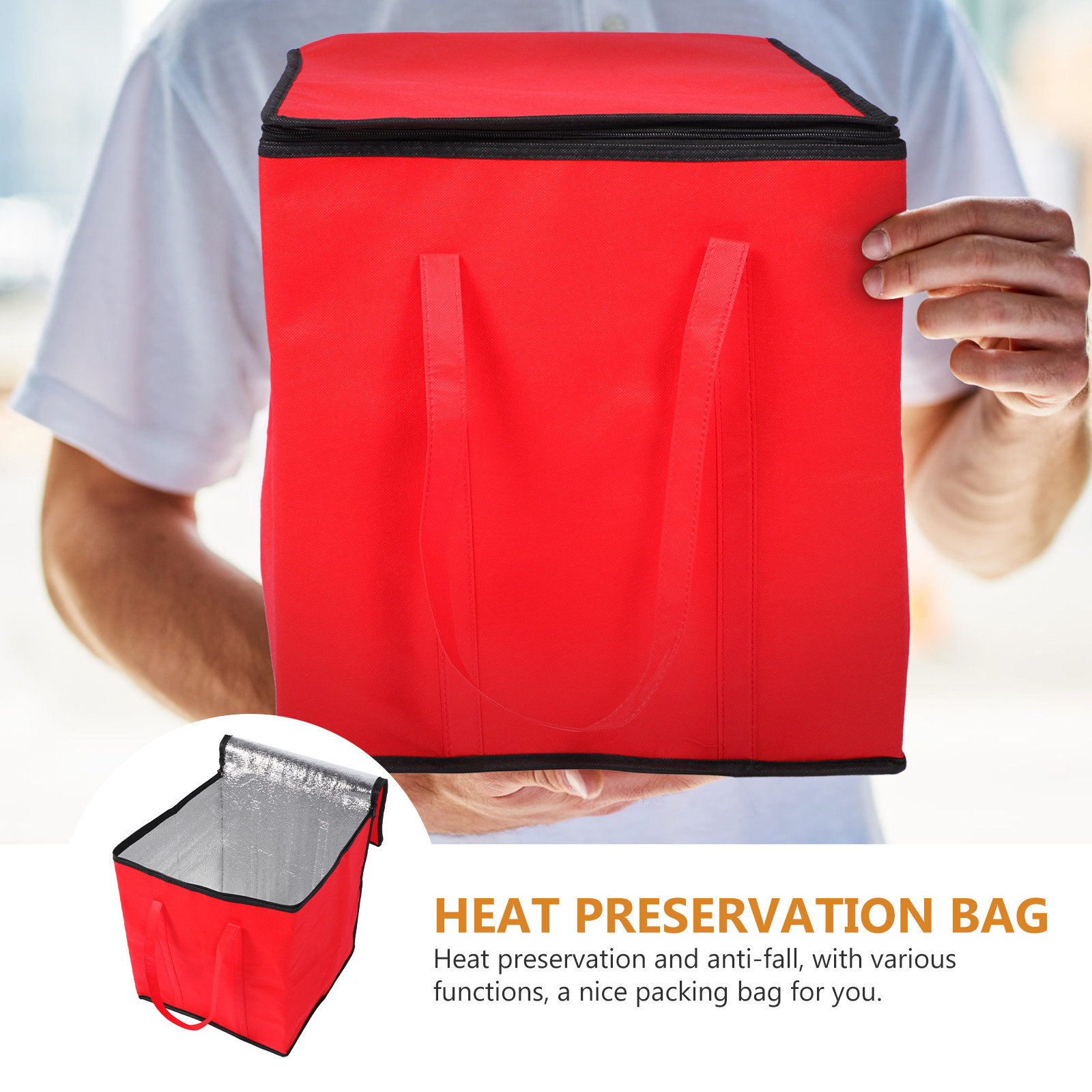 1Pcs Insulated Food Delivery B - огляд і ціна Food Storage Bag