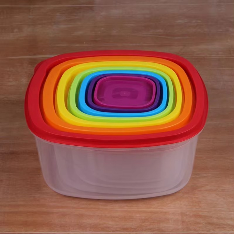 Rainbow 7pcs Food Container Pl - огляд і ціна Food Storage Containers