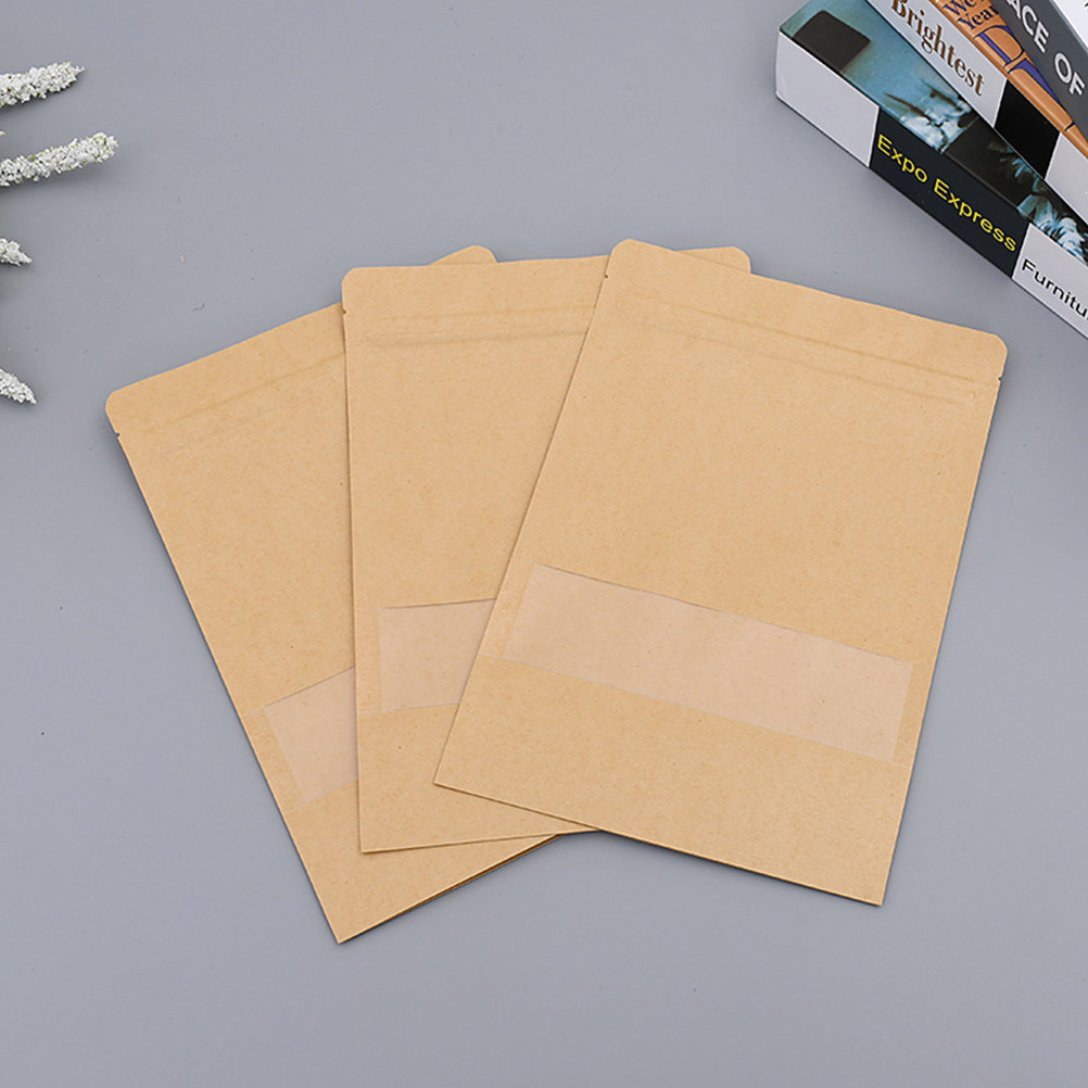 50Pcs Eco Friendly Kraft Paper - огляд і ціна Food Storage Bag