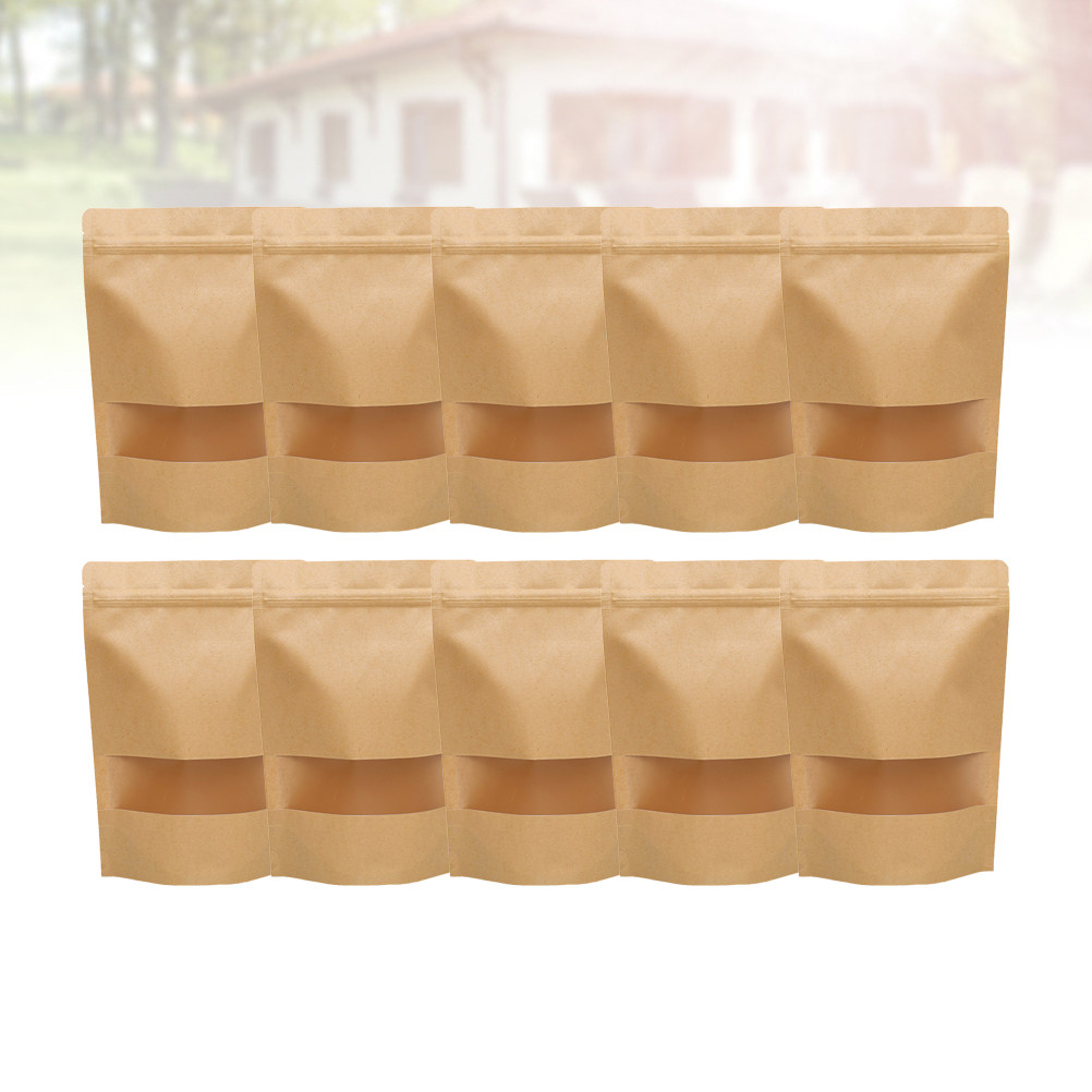 50Pcs Eco Friendly Kraft Paper - огляд і ціна Food Storage Bag