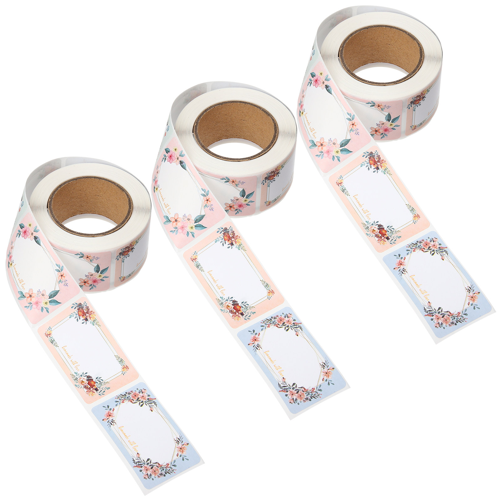 3 Rolls Blank Name Sticker Lab - огляд і ціна Food Storage Labels