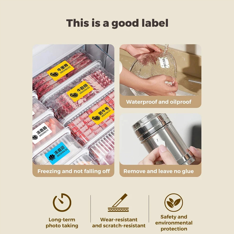 NIIMBOT B1/B21/B31/B203/B3S Fr - огляд і ціна Food Storage Labels