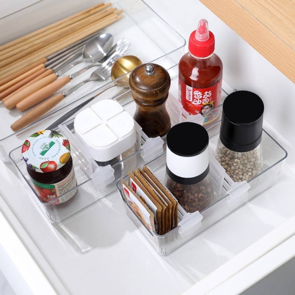 1/4pcs Adjustable Refrigerator - огляд і ціна Food Storage With Dividers