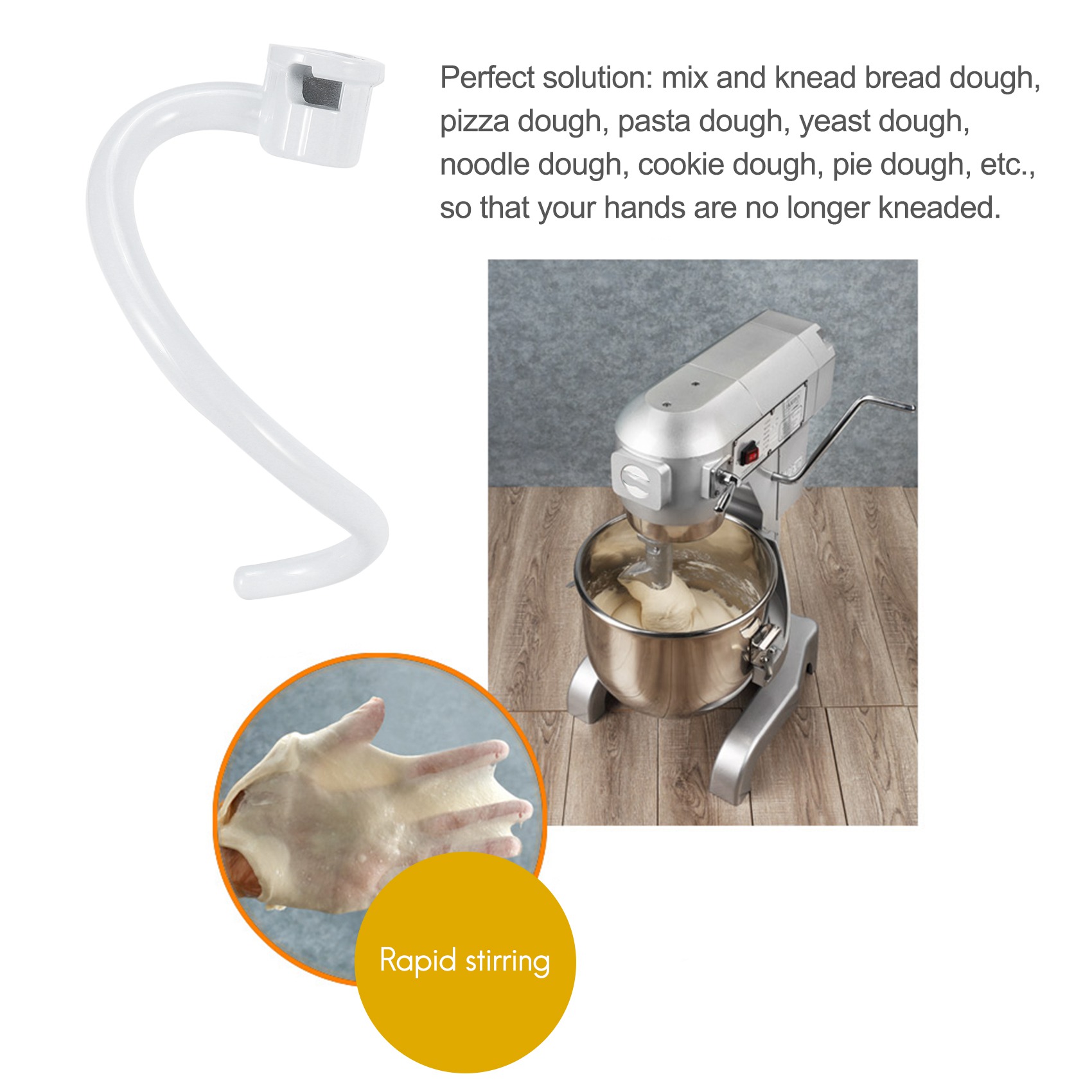 TAIGH-Spiral Dough Hook Replac - огляд і ціна Kitchenaid Mixer Pro 600