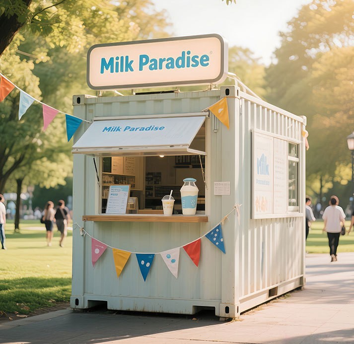 Prefab Container Coffee Shop M - огляд і ціна Food Storage Meals