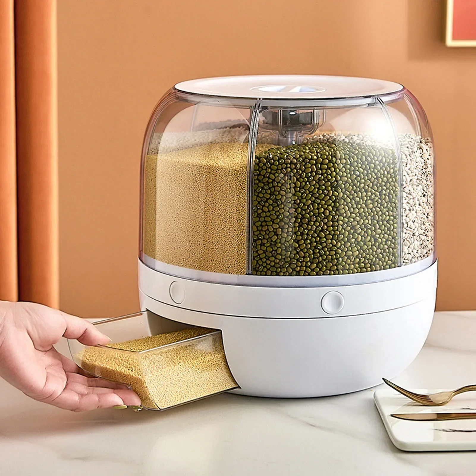 6-Compartment 360° Rotating Ai - огляд і ціна Food Storage Meals