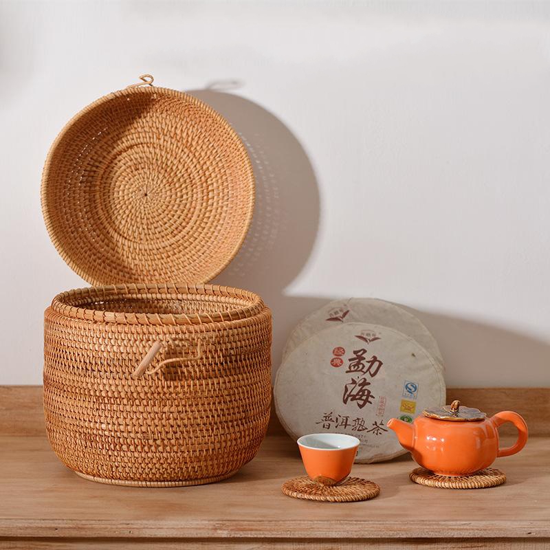 Handwoven Rattan Tea Storage B - огляд і ціна Food Storage Oven Safe