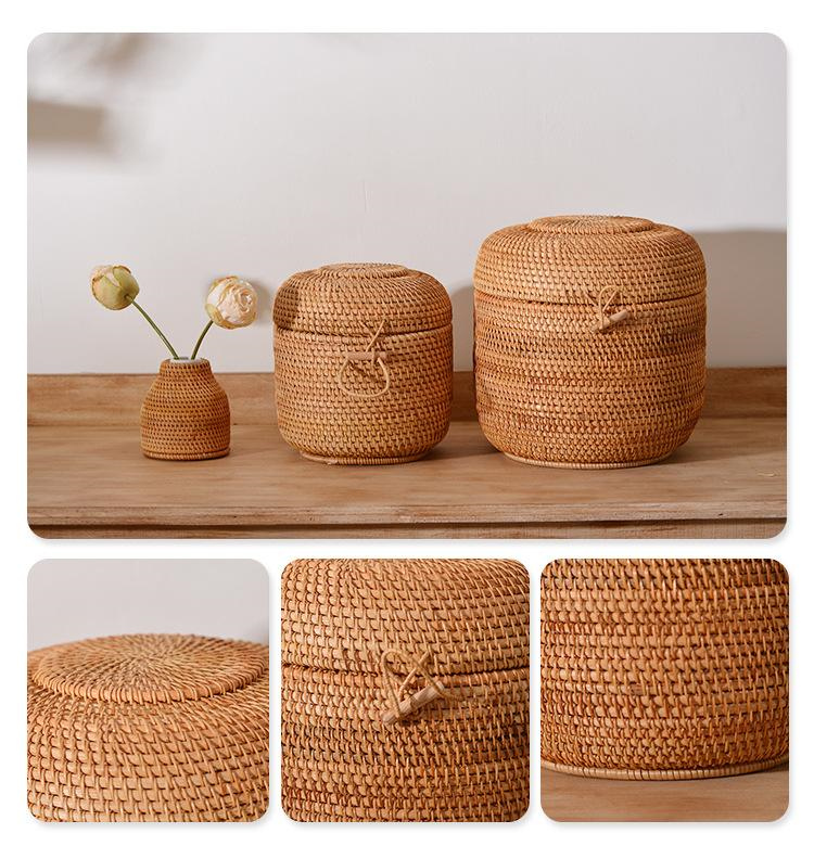 Handwoven Rattan Tea Storage B - огляд і ціна Food Storage Oven Safe