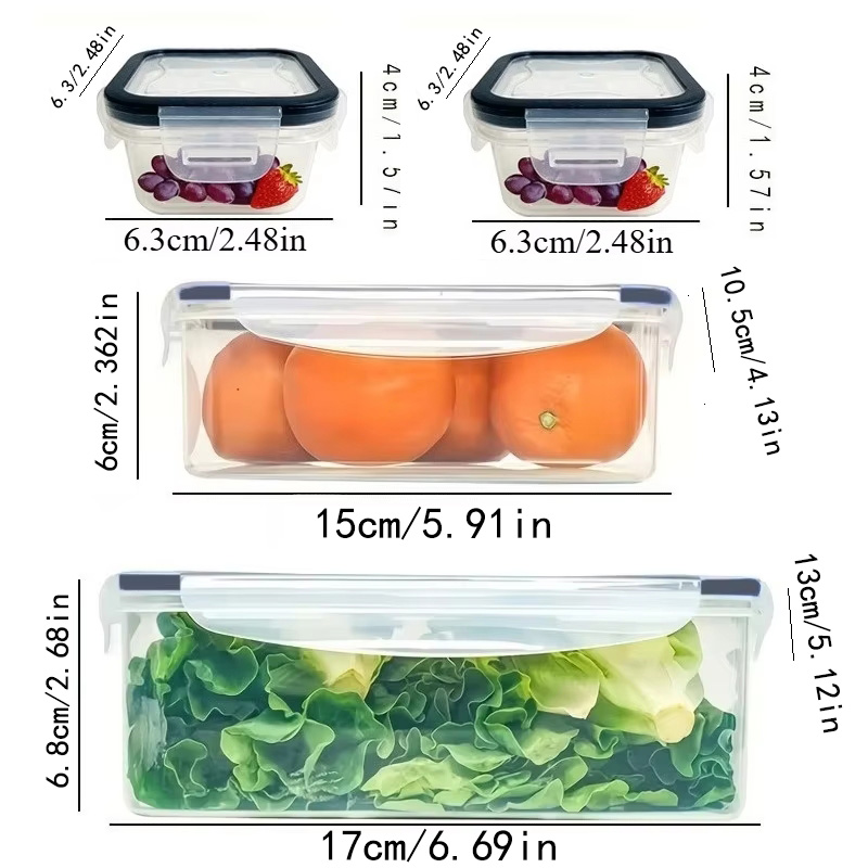 8Pcs Set Includes 4 Containers - огляд і ціна Food Storage Oven Safe