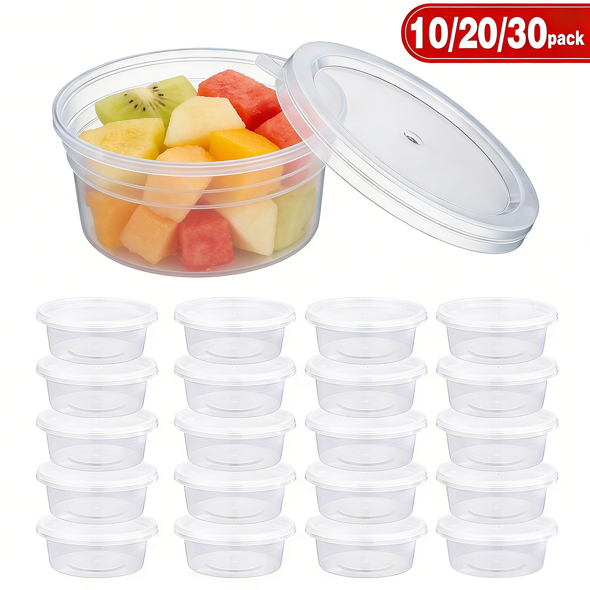 10/20/30 Pack Small Slime Cont - огляд і ціна Food Storage Meals