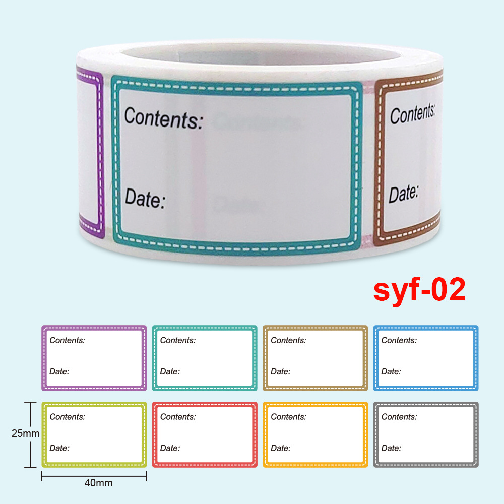 Safe Date Food catalog Storage - огляд і ціна Food Storage Labels