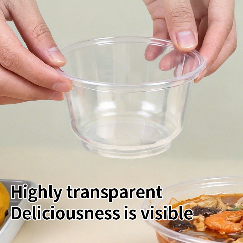 Disposable Plastic Bowls Trans - огляд і ціна Food Storage Meals