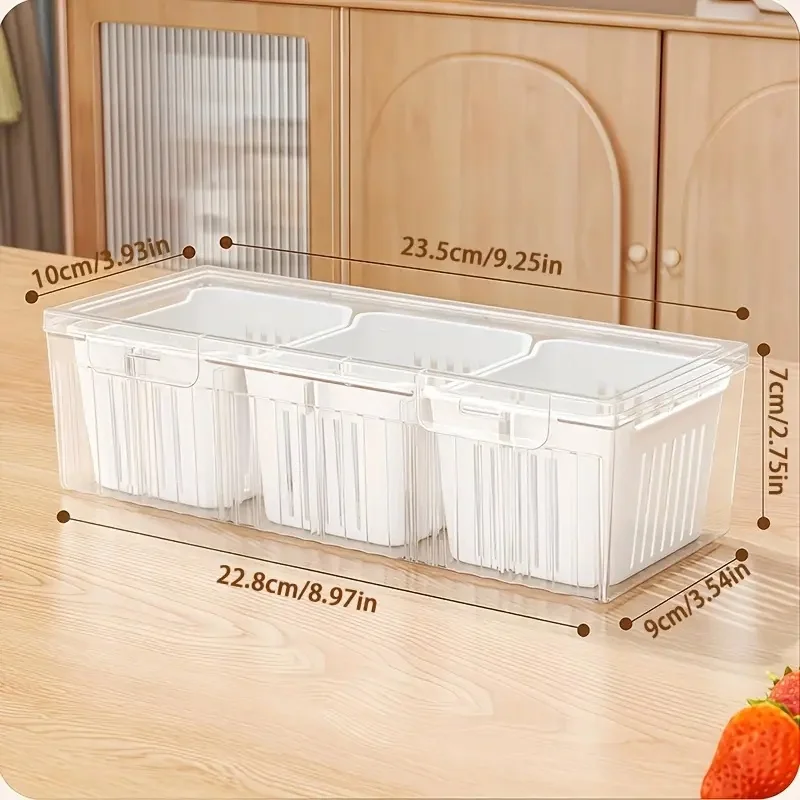 1pc Compartment Food Storage C - огляд і ціна Food Storage With Dividers