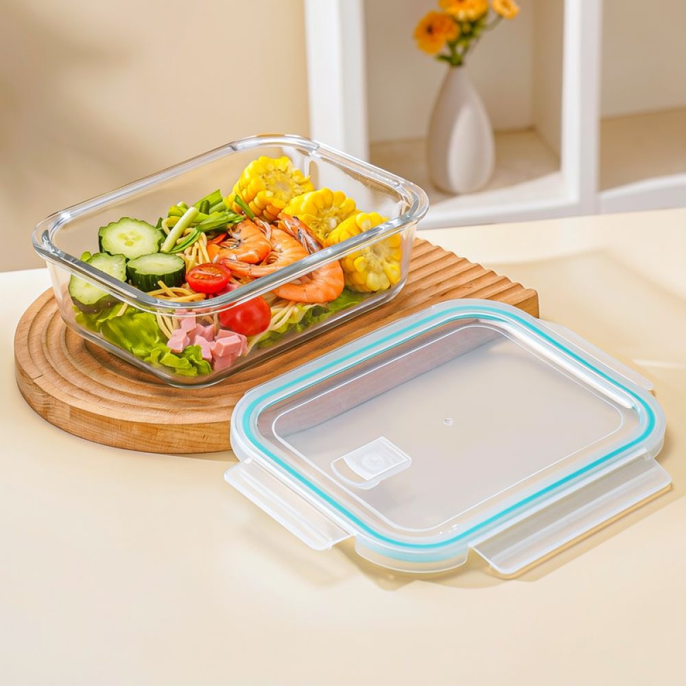 Microwave Safe Glass Bento Lun - огляд і ціна Food Storage With Dividers