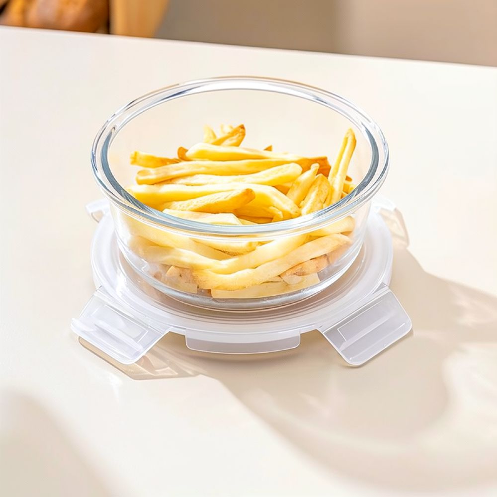 Microwave Safe Glass Bento Lun - огляд і ціна Food Storage With Dividers