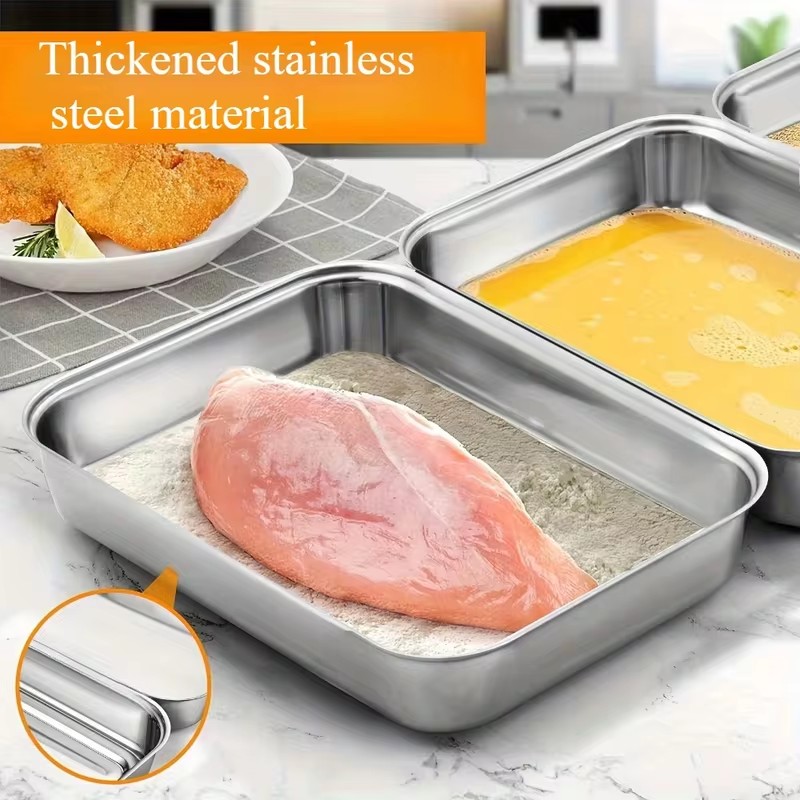 3-Piece Stainless Steel Food S - огляд і ціна Food Storage Meals