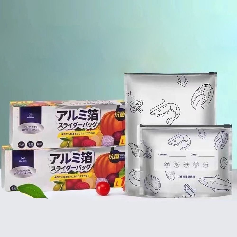 10Pcs/Bag Large Capacity Alumi - огляд і ціна Food Storage Bag