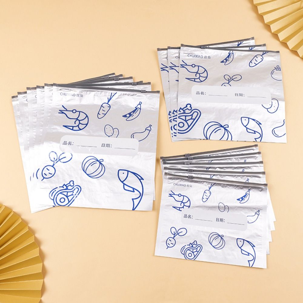 10Pcs/Bag Large Capacity Alumi - огляд і ціна Food Storage Bag