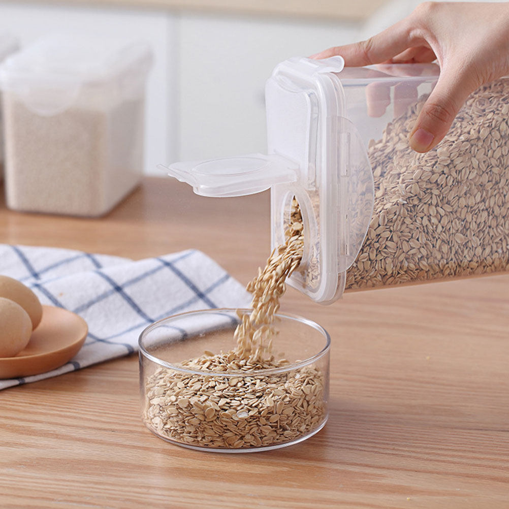 2Pcs Storage Jars Set Clear Pl - огляд і ціна Food Storage Containers