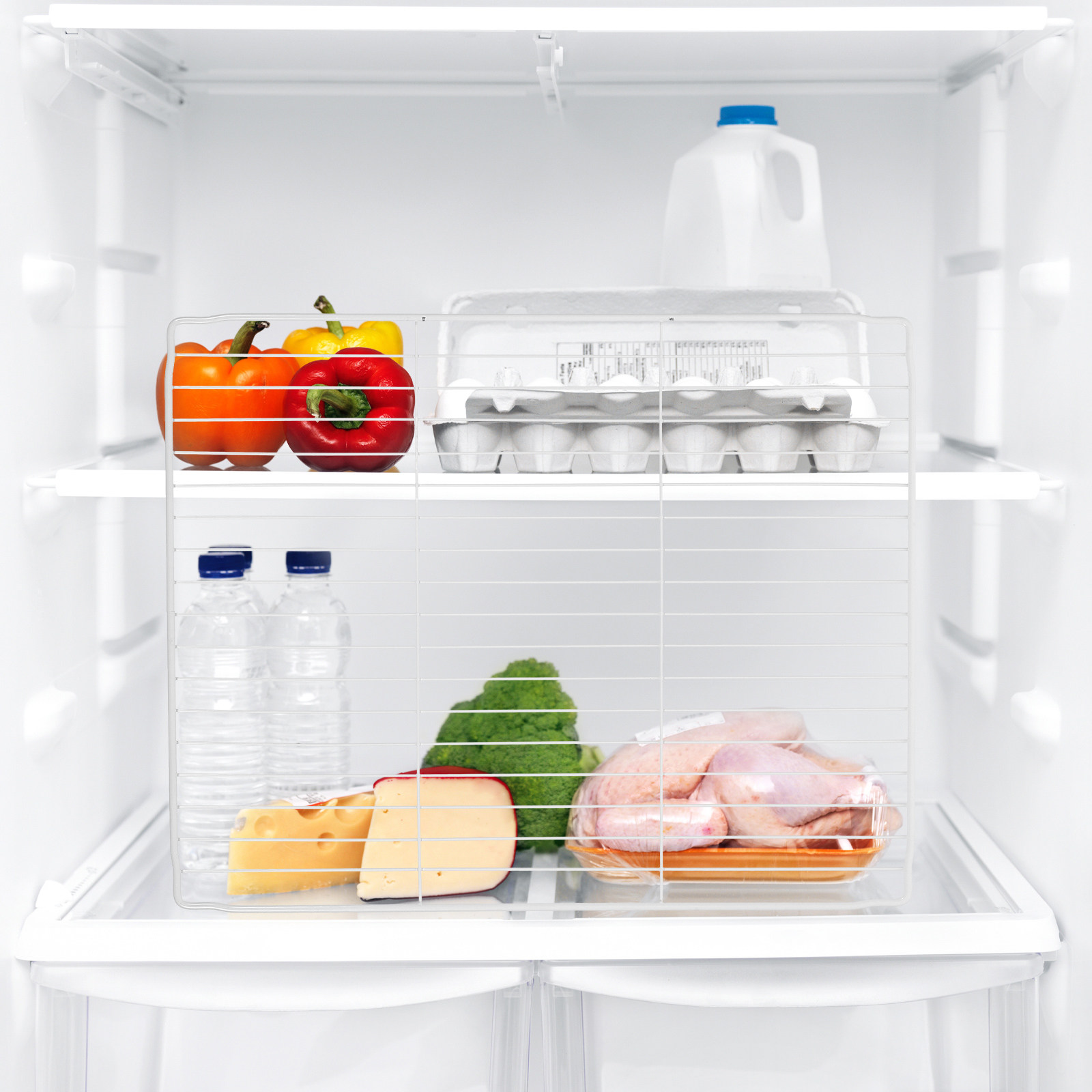 2Pcs Refrigerator Wire Divider - огляд і ціна Food Storage With Dividers