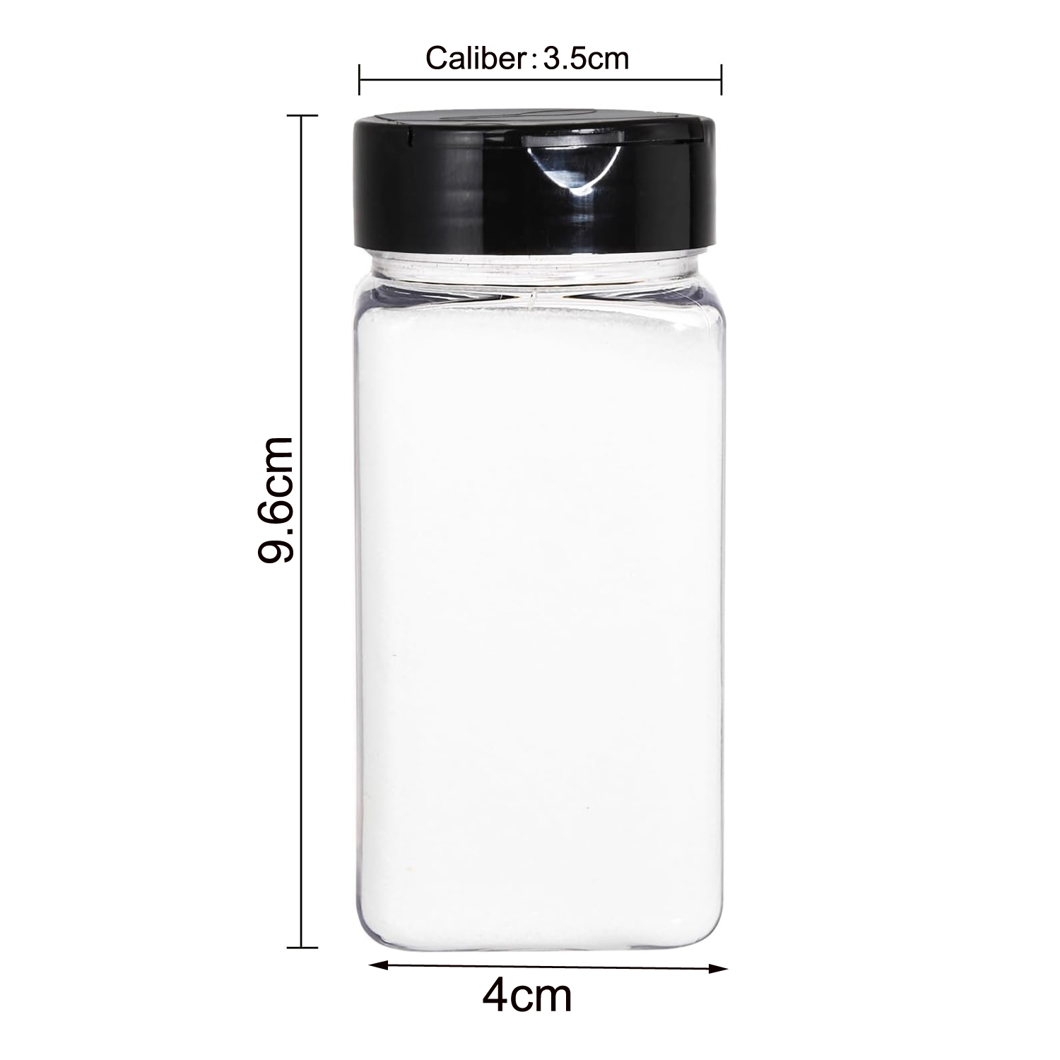 Square Large Plastic Spice Jar - огляд і ціна Food Storage Meals