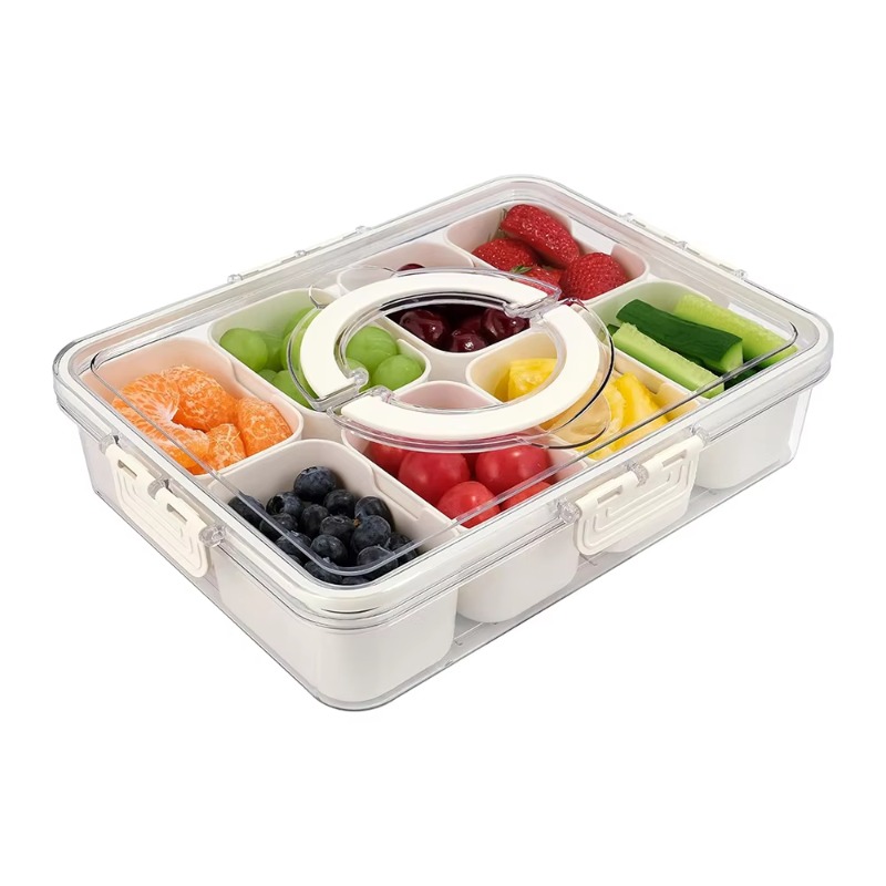Kitchen Plastic PET 8 Compartm - огляд і ціна Food Storage With Dividers