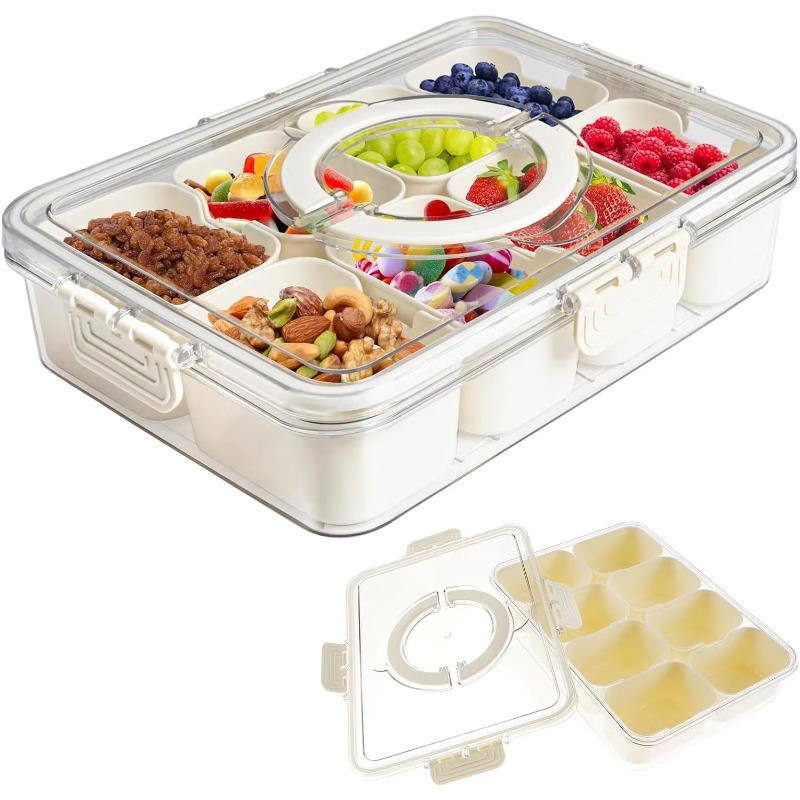 Kitchen Plastic PET 8 Compartm - огляд і ціна Food Storage With Dividers