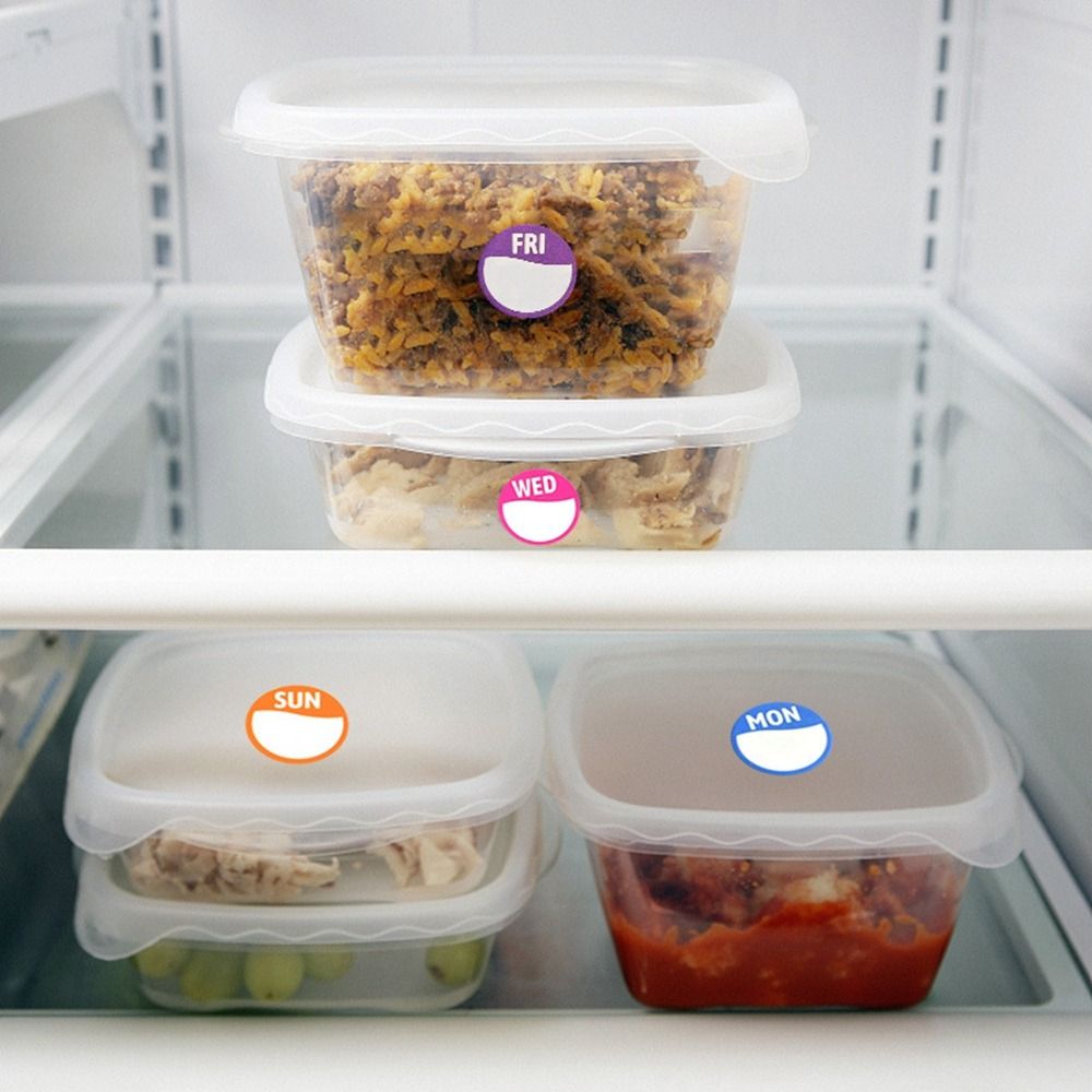 New Paper Week Stickers 500 Pc - огляд і ціна Food Storage Labels