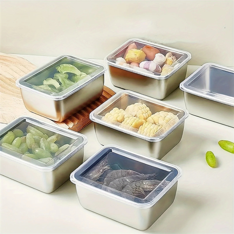 1/3/5pcs Stainless Steel Food  - огляд і ціна Food Storage Oven Safe